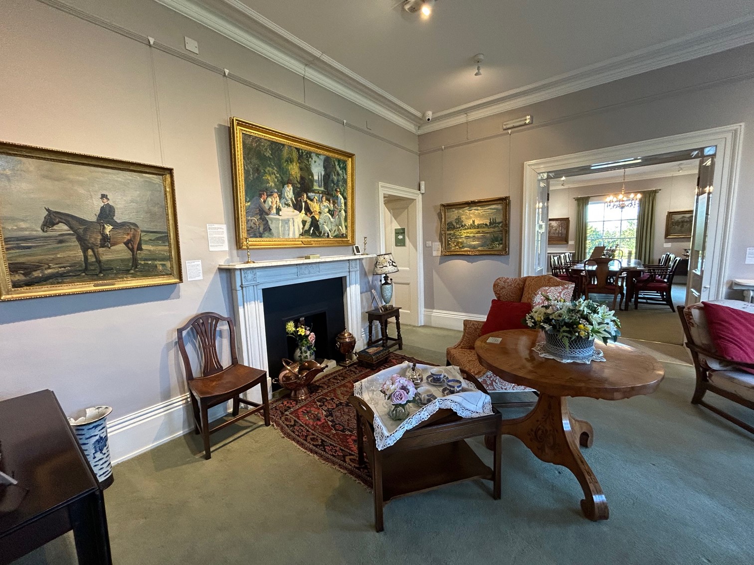 The-Munnings-Art-Museum-Castle-House-The-Drawing-Room-2025-copyright-the-estate-of-Sir-Alfred-Munnings