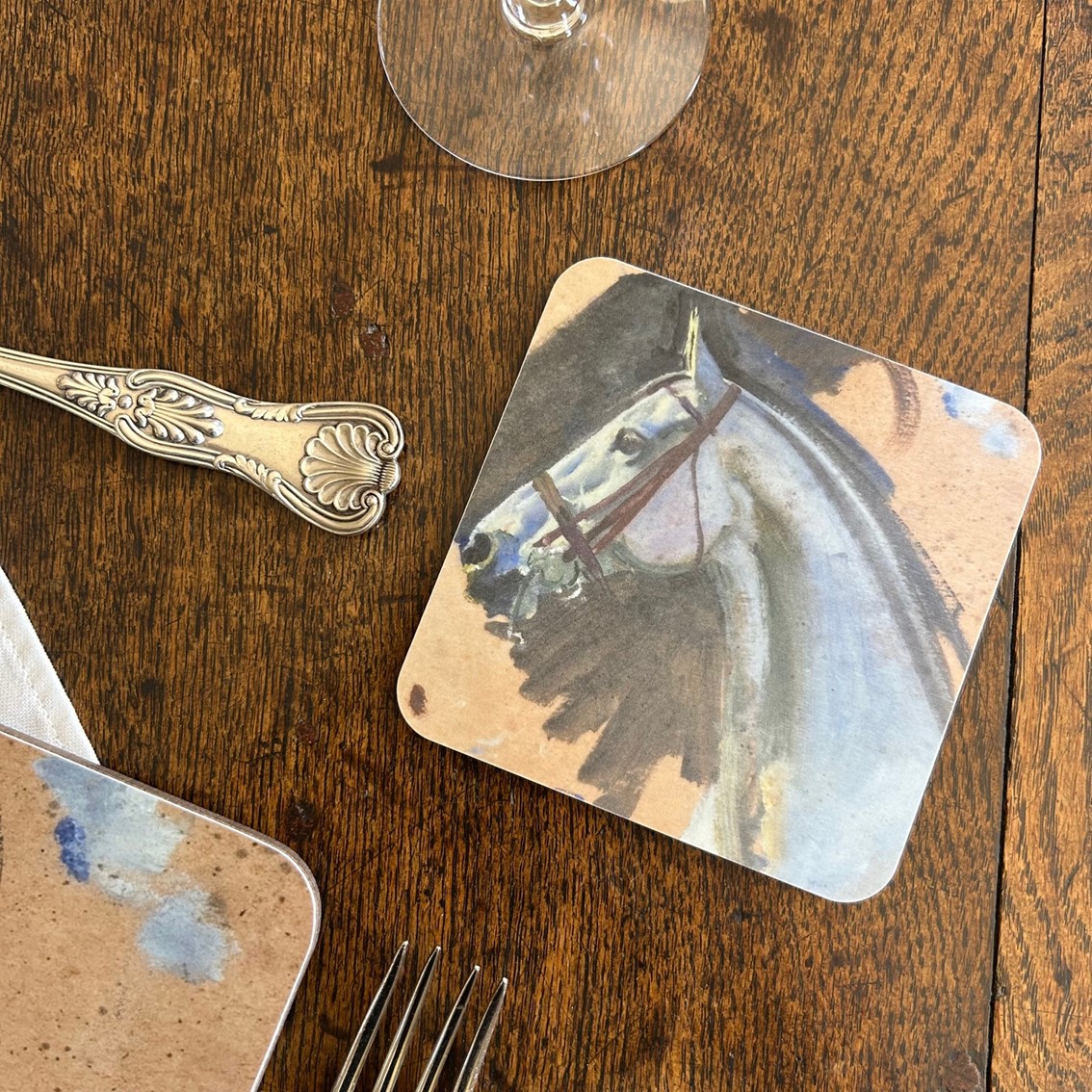 grey mares head coaster